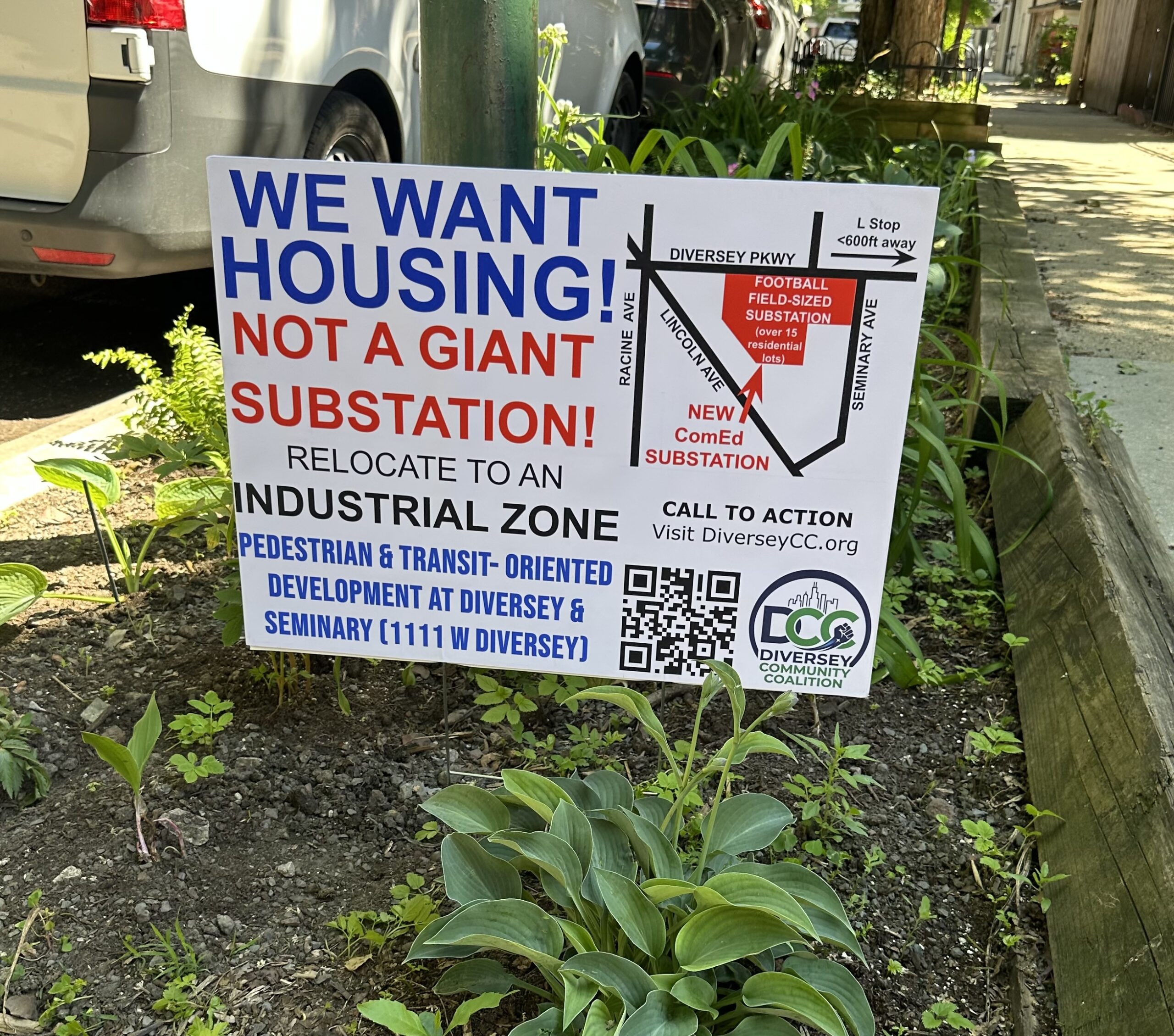 Yard Sign - We Want Housing (Standard Size 18"x24")